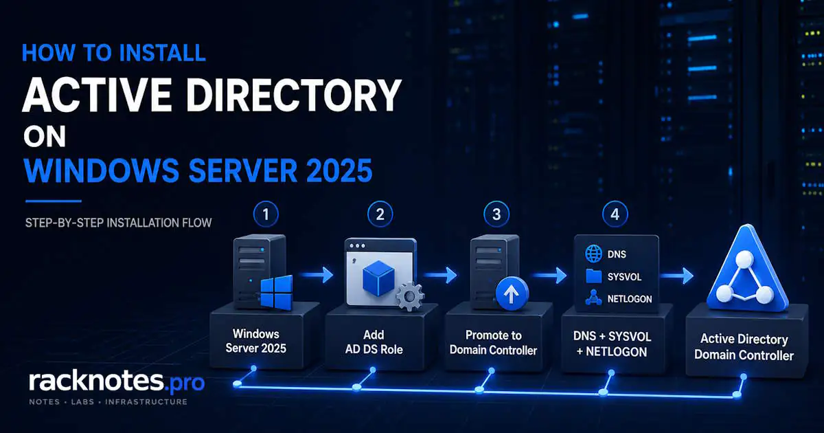 How to install Active Directory on Windows Server 2025 — step-by-step deployment guide