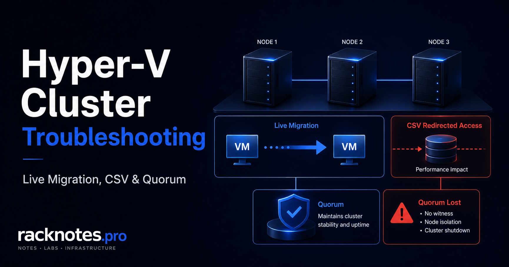 Hyper-V Live Migration Failed? Fix CSV, Quorum & Cluster Errors (2026)