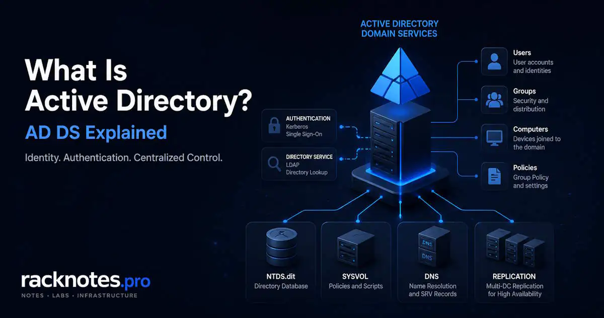 What is Active Directory — AD DS architecture overview for Windows Server 2025
