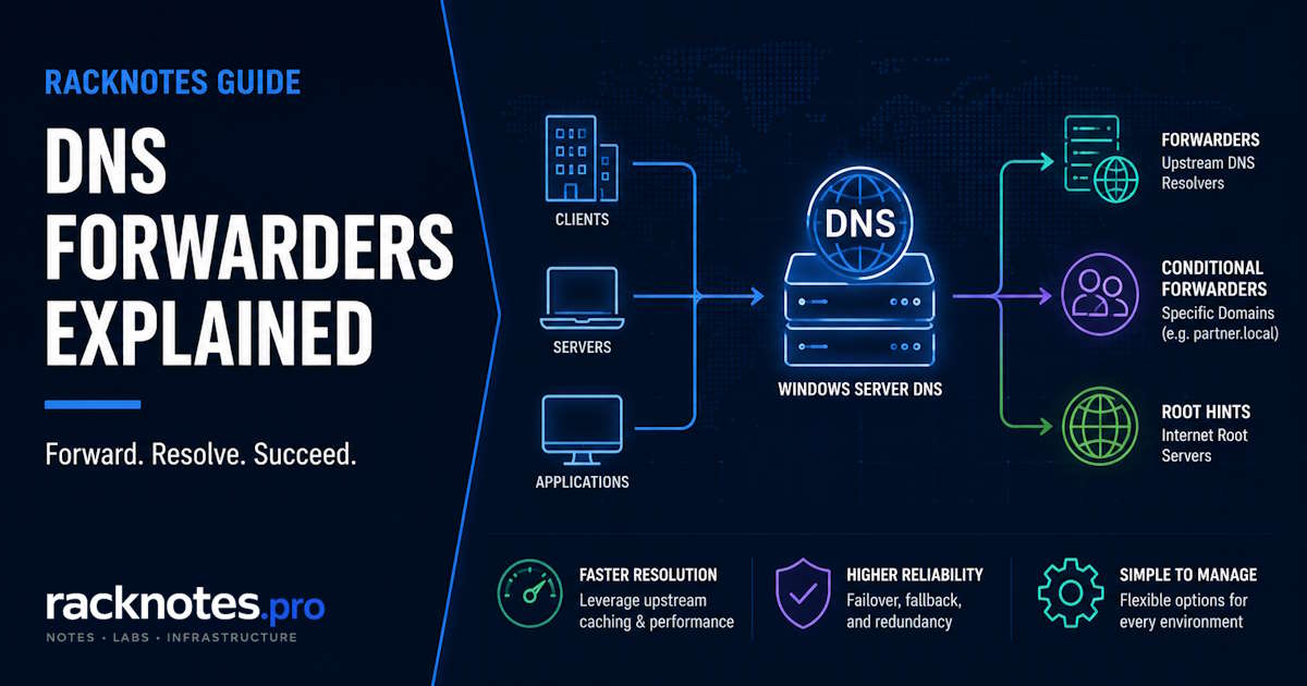 image)windows server dns forwarders configuration decision guide
